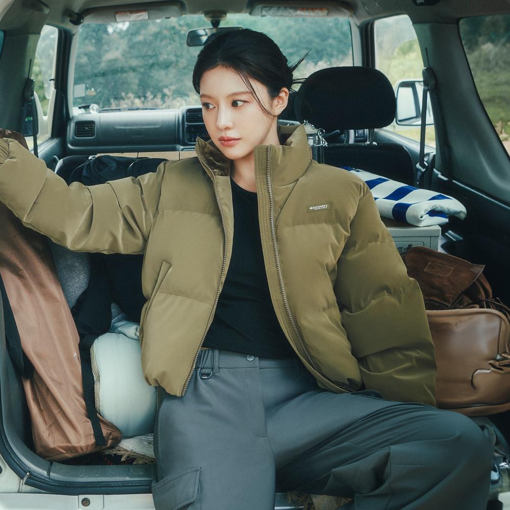 여성 헤이니 글로우 다운  (N/OLIVE)