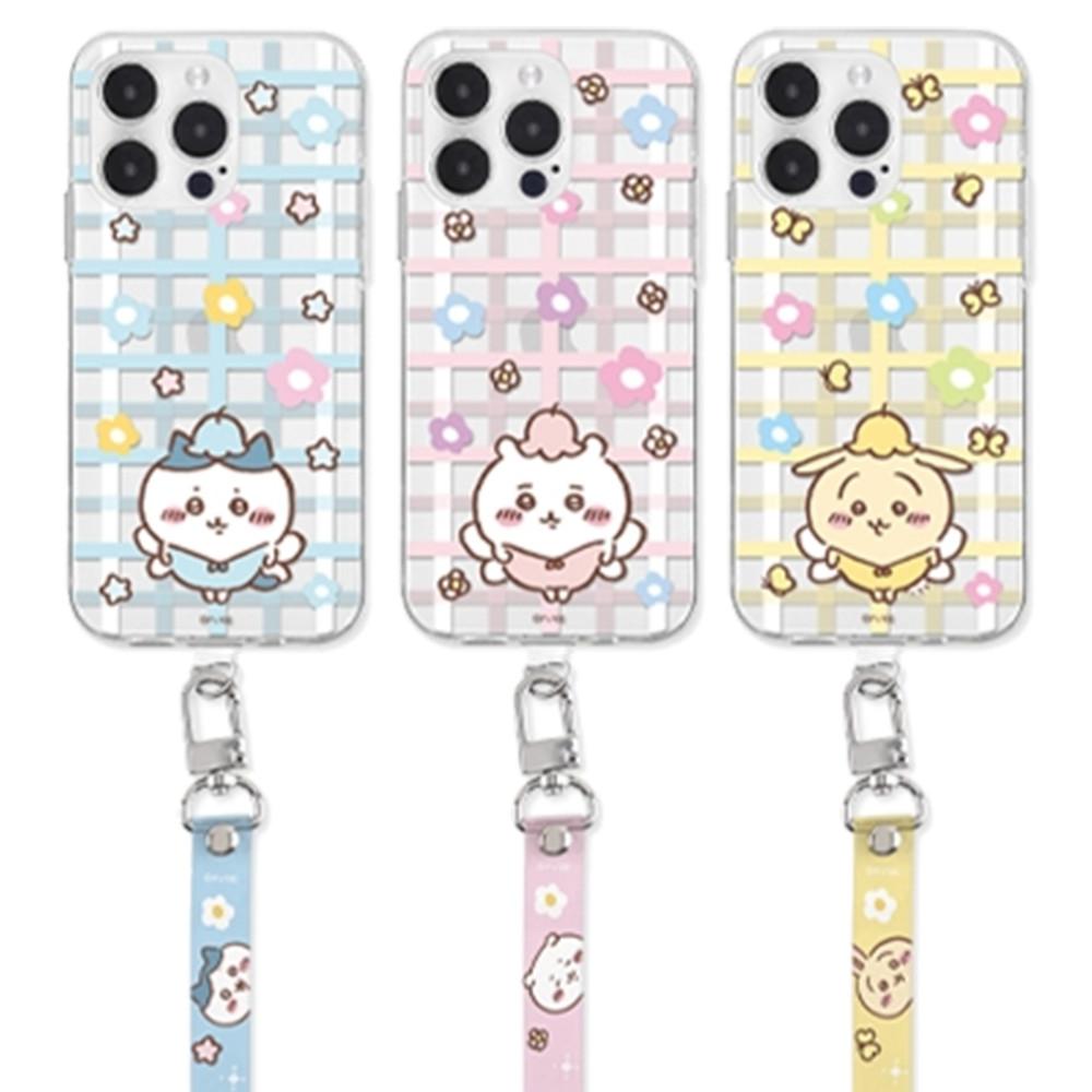 먼작귀 치이카와 요정 클리어 케이스 태그 스트랩 세트 투명 하치와레 우사기 굿즈