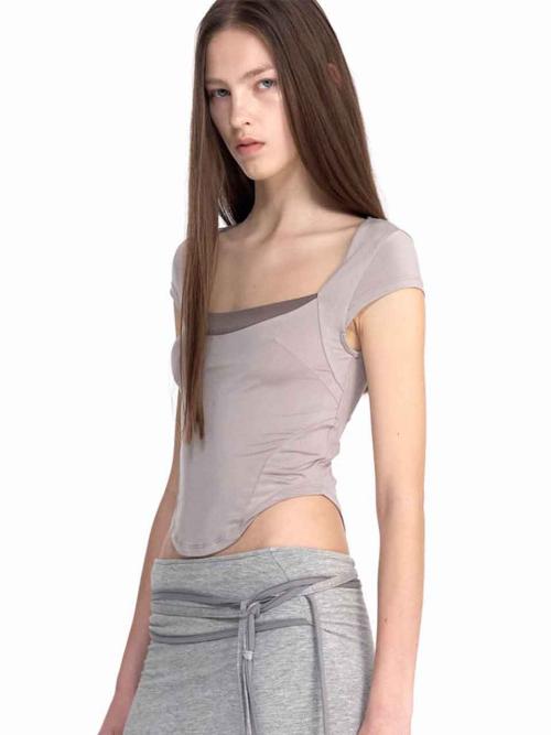 OLIVIA TOP (BEIGE)