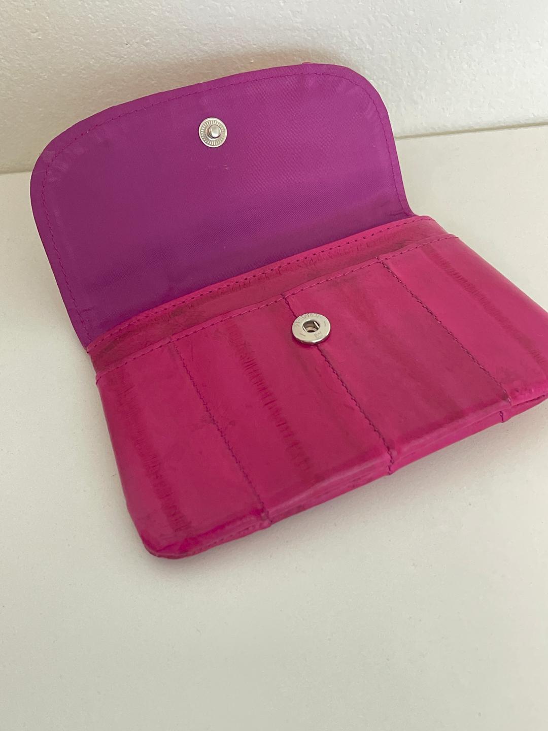 croissant mini wallet (peony)