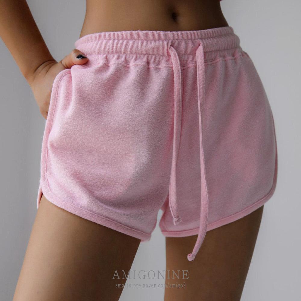 페이퍼문 테리 돌핀 쇼츠 4color