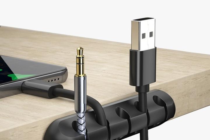 충전 선 정리 충전기 USB 휴대폰 핸드폰 케이블 전선 책상 바닥 줄 벽 고정 홀더 5구