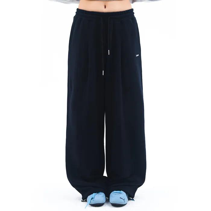 BASIC SMALL LOGO SWEAT PANTS NAVY
