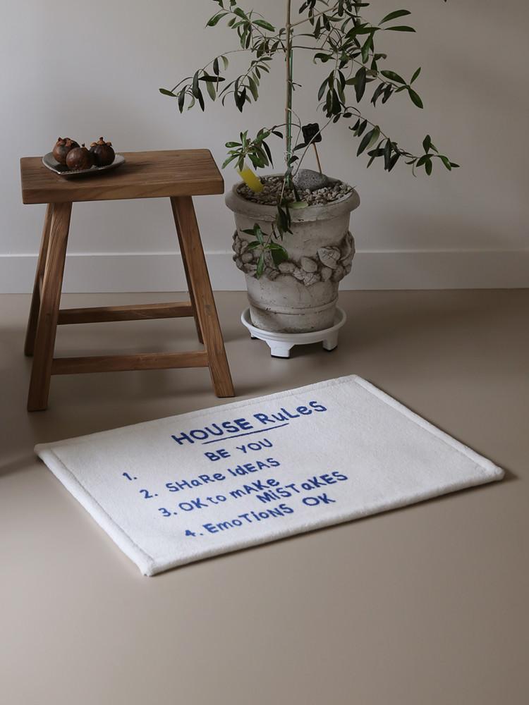 귀여운 포스터 레터링 화장실 현관 욕실 극세사 발매트