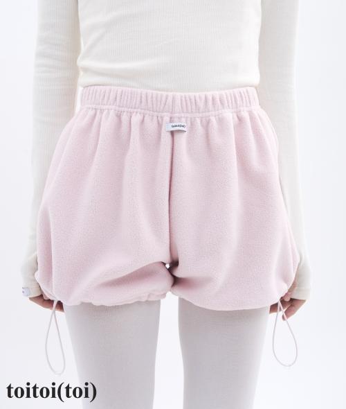 Toitoi - Fleece Puff shorts _ Powder Pink