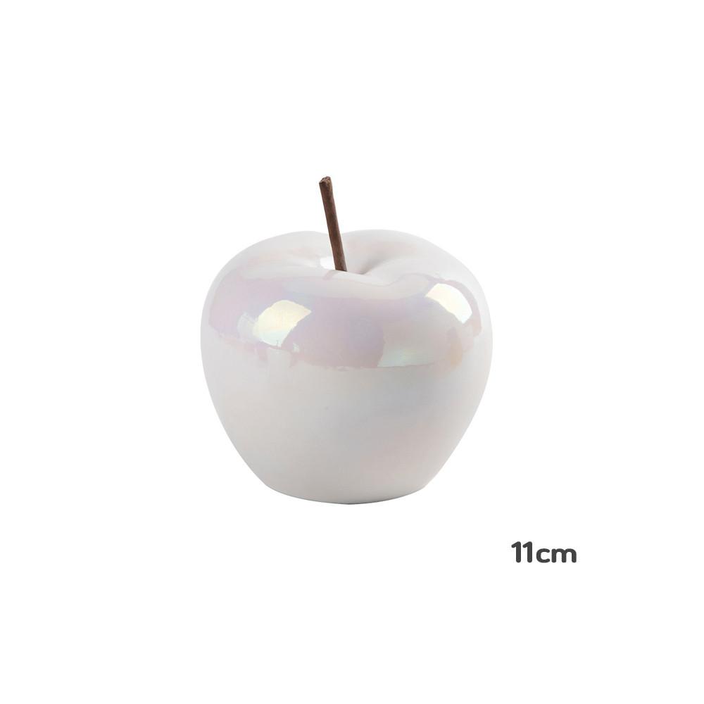 심플앤글로우 북유럽 감성 인테리어 사과 문진 오브제, 그레이, 11cm