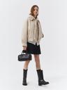 CLASSIC COLLARED BOMBER JACKET ECRU_UDJU3C106I1