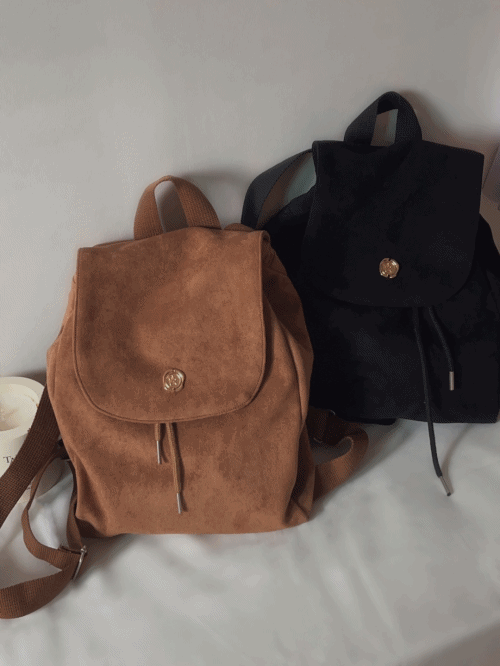 무드 스웨이드 백팩 스웨이드백팩 (가을/데일리/스웨이드/백팩/간절기)