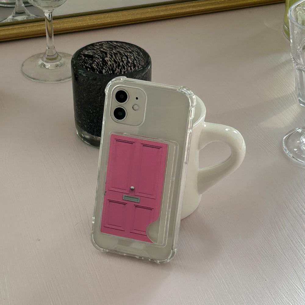 door 카드포켓 젤하드케이스