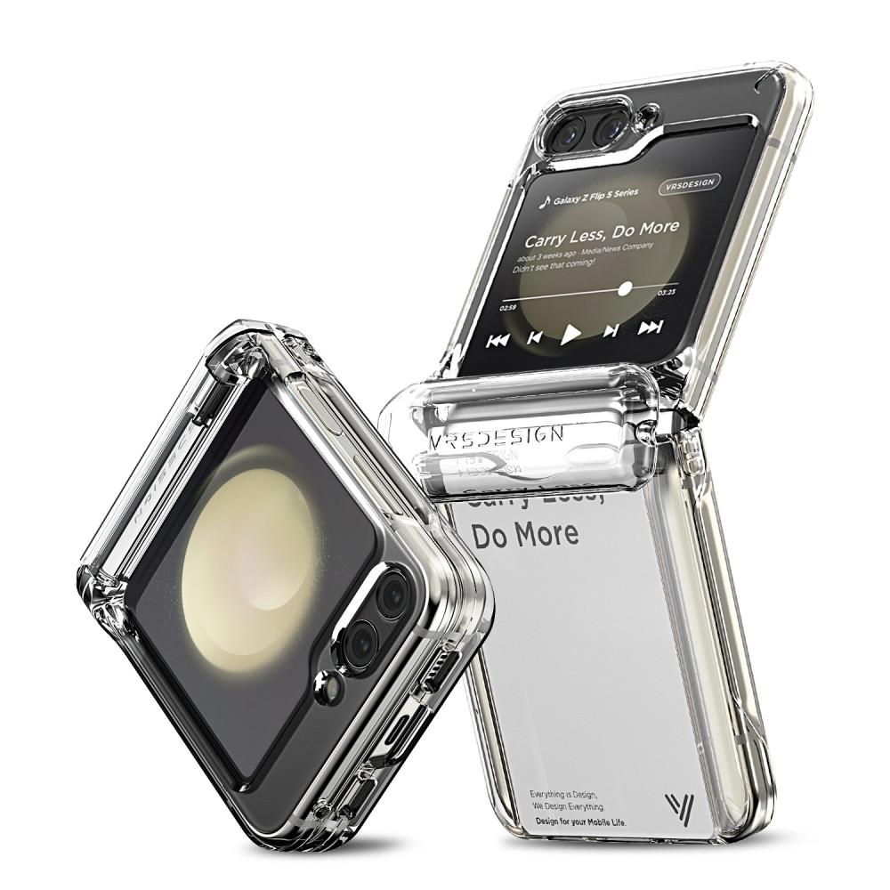 베루스 갤럭시 플립5 케이스 Z 플립5 케이스 카드 2장 수납 자동 힌지보호 모던 고