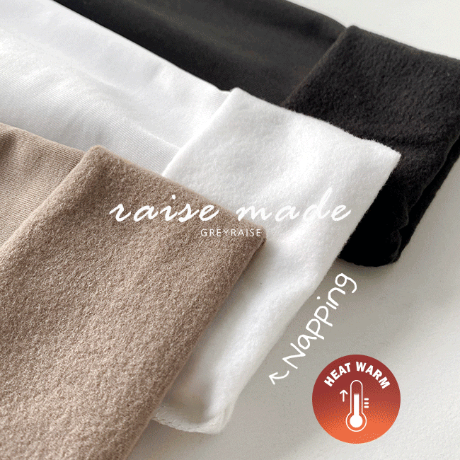 그레이레이즈 [발열🌡/히트텍/빅사이즈/자체제작] 도톰웜기모U넥이너티 (3color)