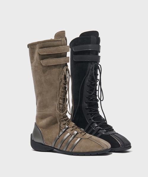 BLISS VELCRO LONG BOOTS - 2 colors