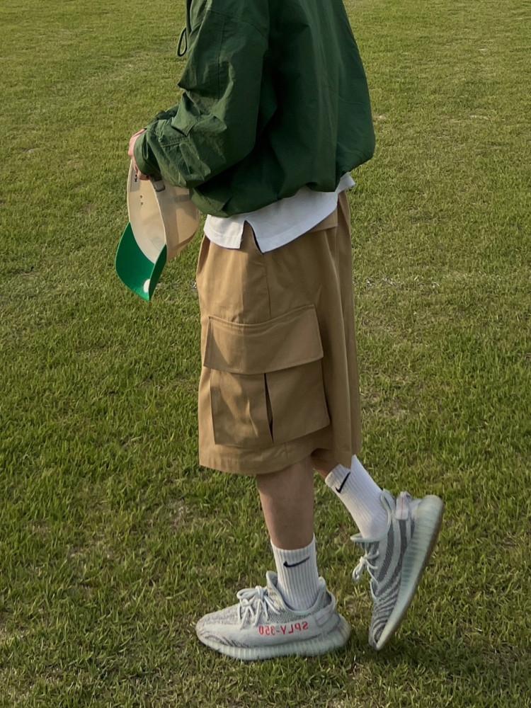 Burmuda Washing Cargo Half Pants 3C