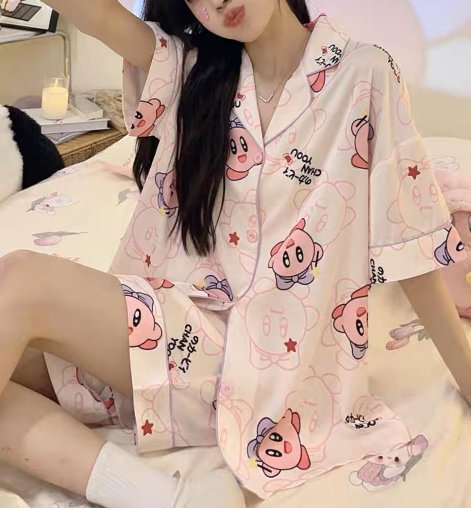 별의 커비 여름 반팔 잠옷세트 파자마 홈웨어