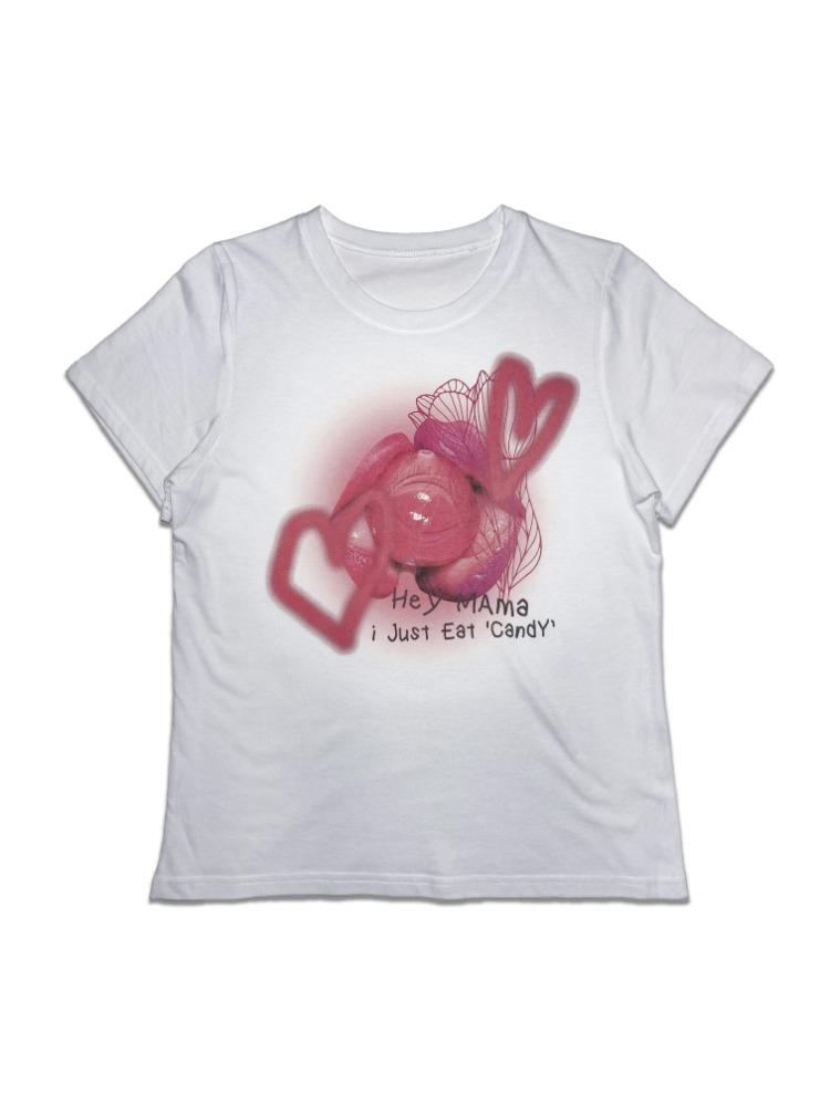 KATER  Tulip Candy Tee White
