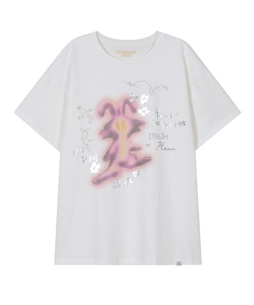 Run Rabbit Top [White]