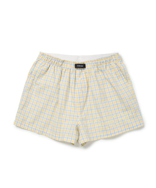 Check Boxer (Yellow)