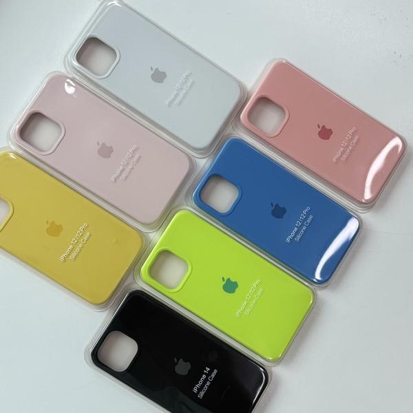 [당일출고🚀]아이폰 파스텔톤 실리콘 케이스