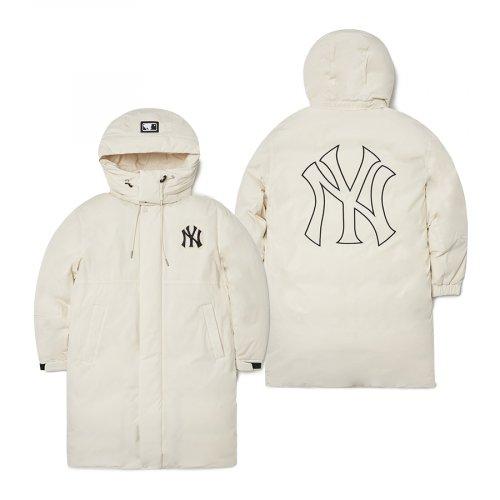 베이직 메가로고 롱패딩 파카 NY (Cream)