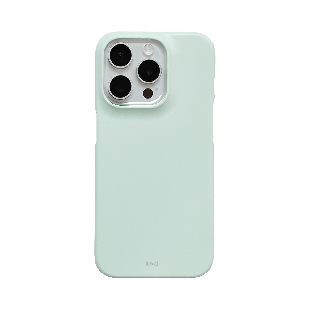 MILKY MINT PHONE CASE (matte hard)
