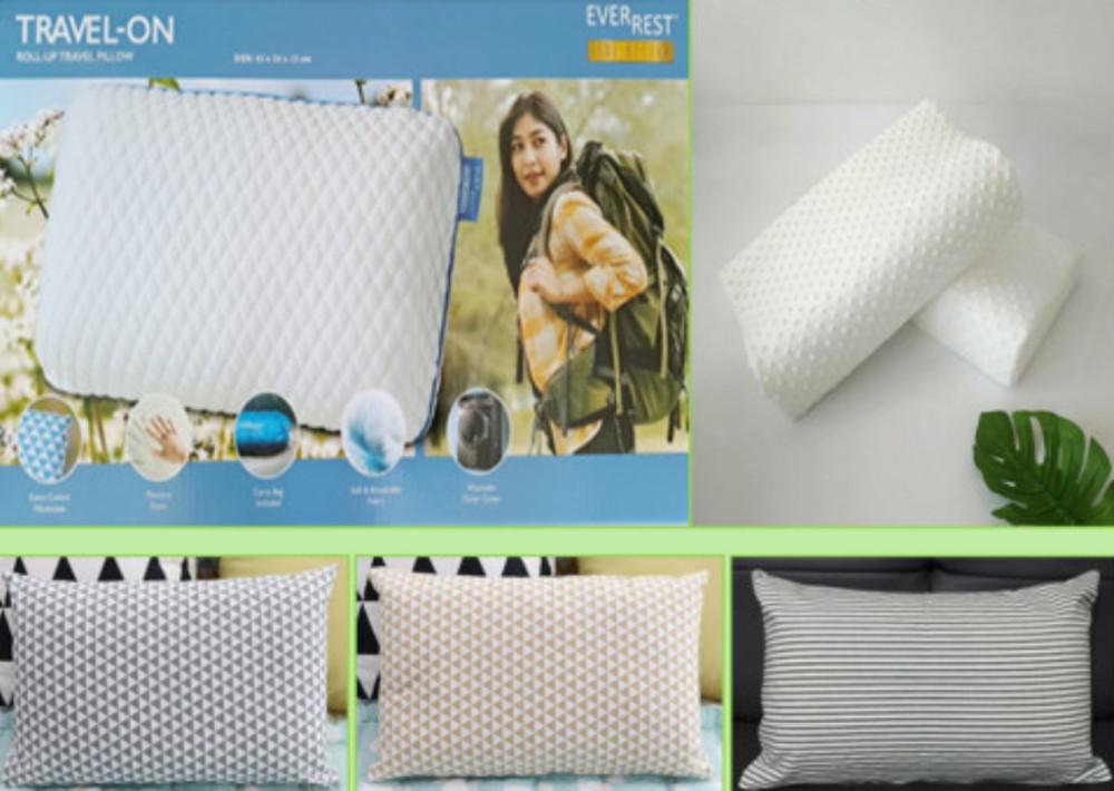 트레이더스 언니 베개 에버레스트 포터블 메모리폼 캠핑 낮은 베개