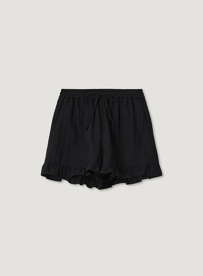 MELLO BANDING SHORTS_BLACK