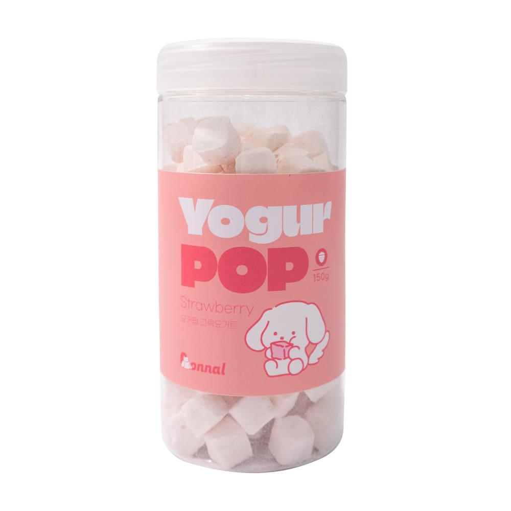 온날 동결건조 요거팝 그릭요거트 딸기, 150g, 1개