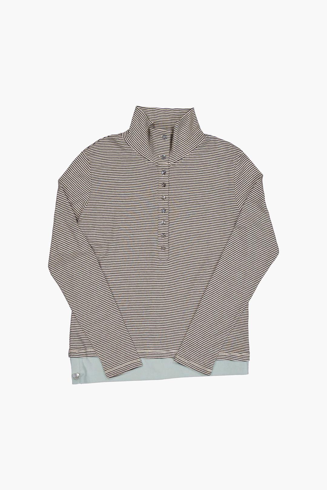 Double layered shirt_Cream