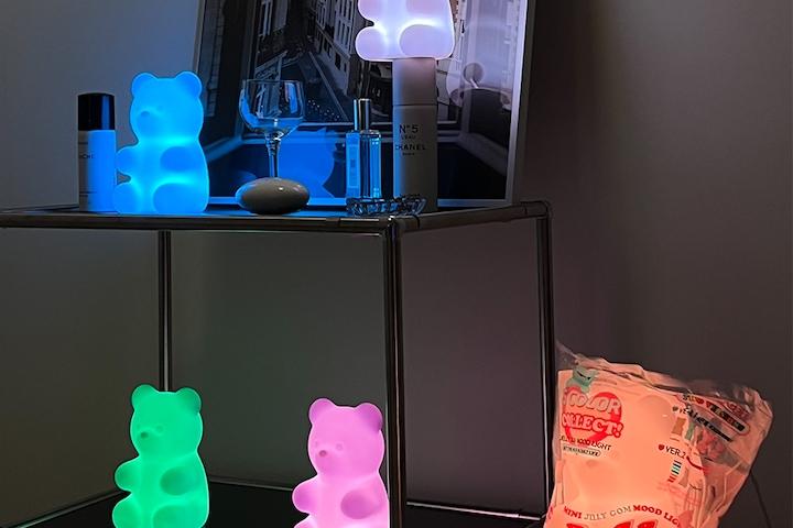 젤리곰 무드등 6colors 무선형 타이머기능(KC 어린이인증)