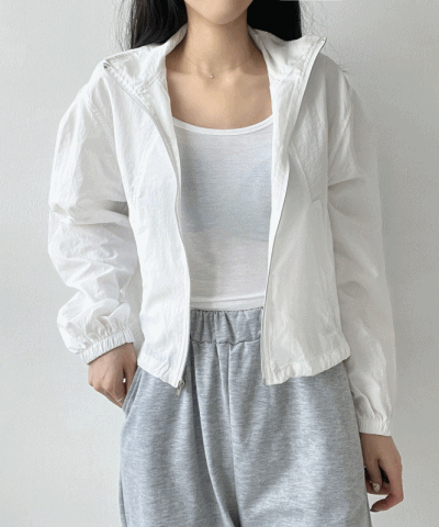 [장마철/가성비갑!] 한여름까지 쭈욱 휘뚜루마뚜루 데일리 세미크롭 바람막이 우비 점퍼 집업 자켓