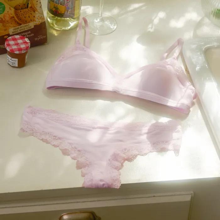 [레이스 새깅] [29CM 단독] [브라1+팬티2] 러버스 브라+팬티 세트 7colors