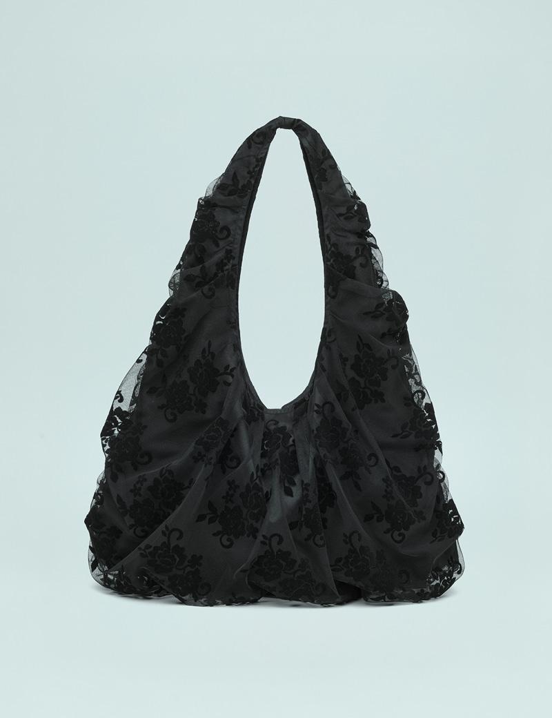 Mia Lace Bag (Black)