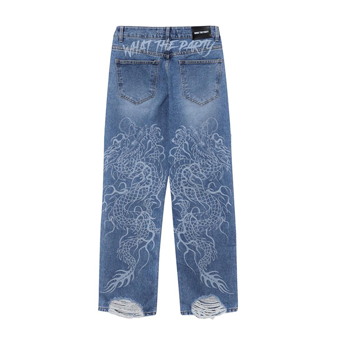 Dragon wide denim - light blue