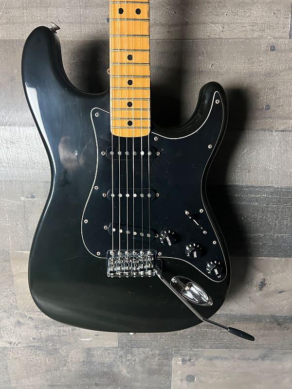 Fender Stratocaster 1979 Blank On Black