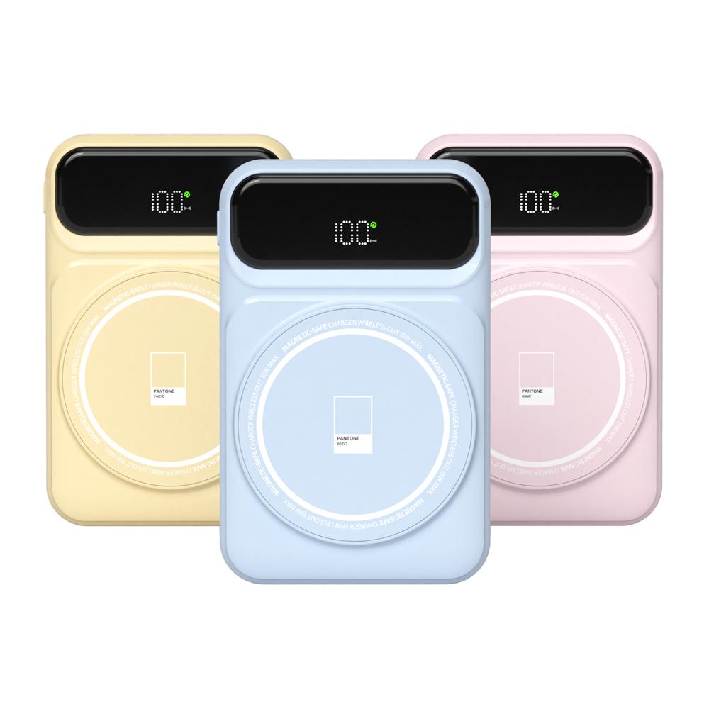 디엘티테크코리아 팬톤 맥세이프 보조배터리 아이폰 무선충전 10000mah