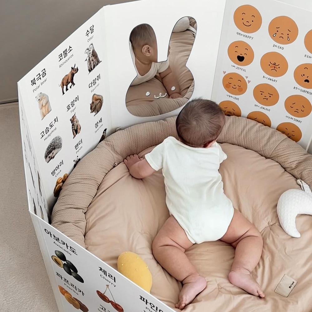 국민아기병풍 DIY 5단(신생아~돌) / 터미타임/아기발달교육/육아필수템