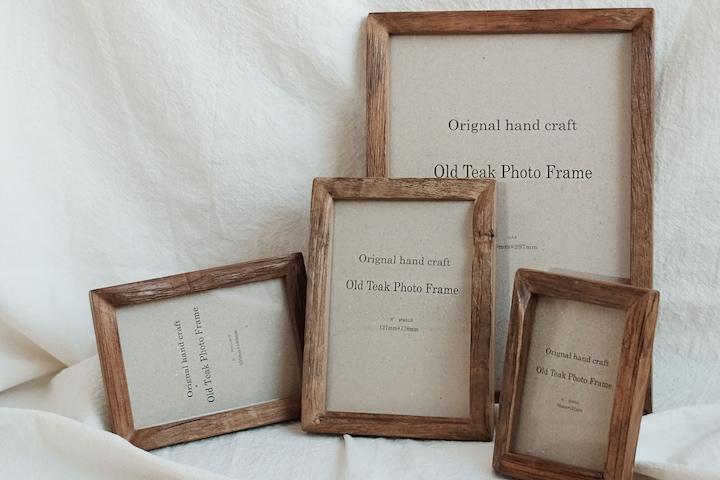 빈티지 티크 우드 고재 액자 I (5 Size)