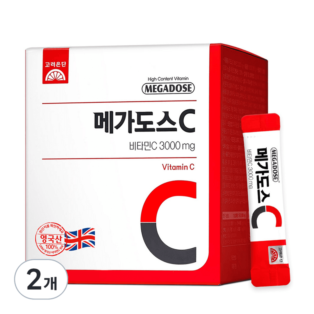 고려은단 메가도스C 비타민C, 180g, 2개 - 비타민C | 쿠팡