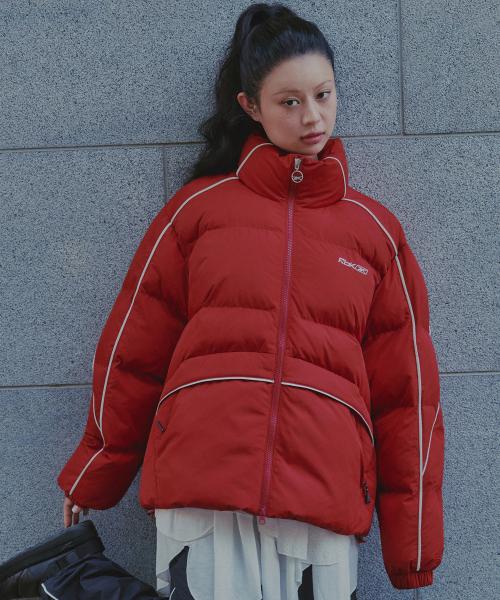 프리미어 볼패딩 - 다크 레드