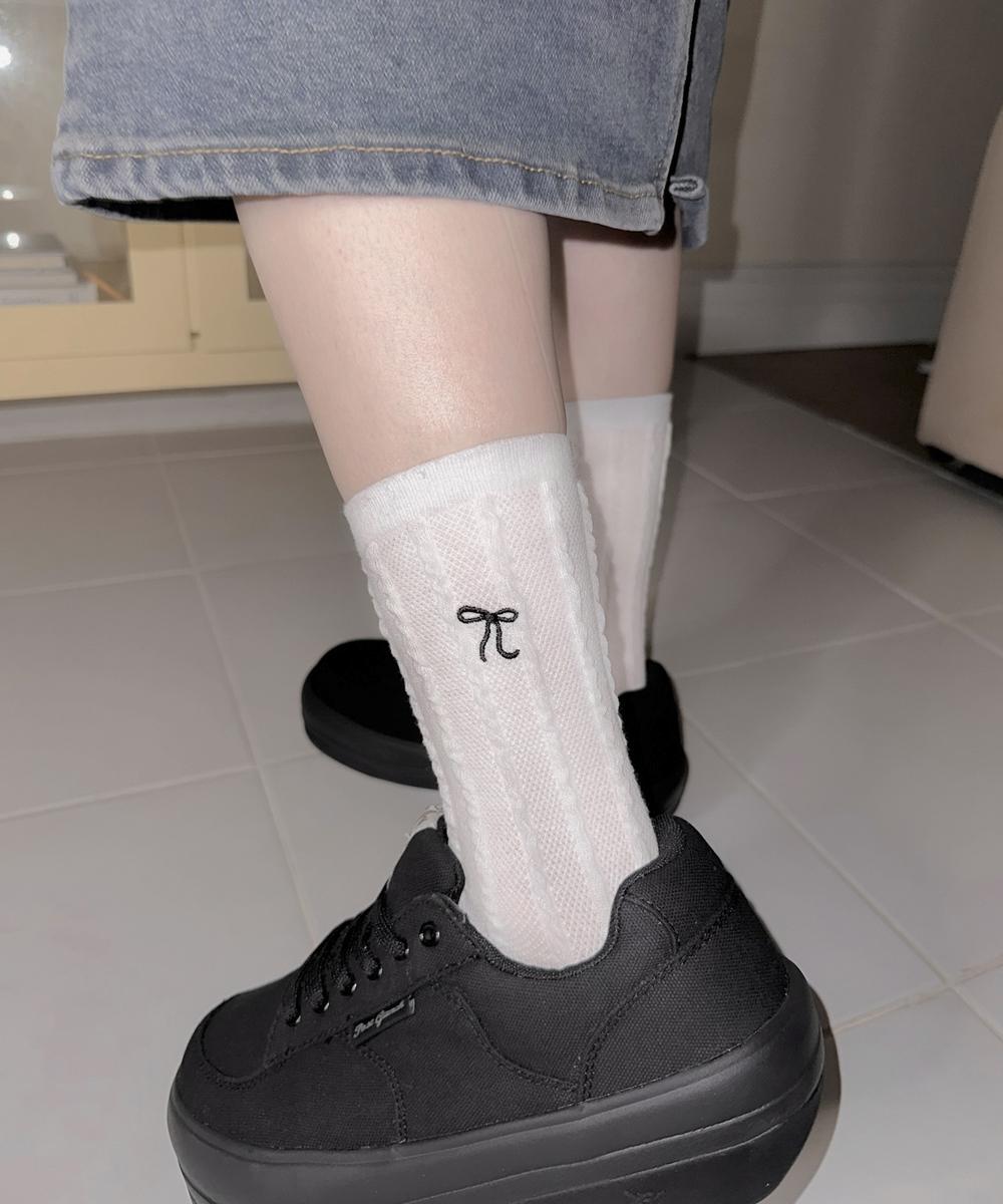 Petit ribon twist longsocks