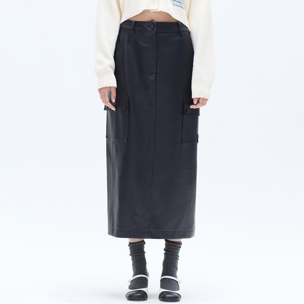 POCKET MAXI SKIRT_BLACK