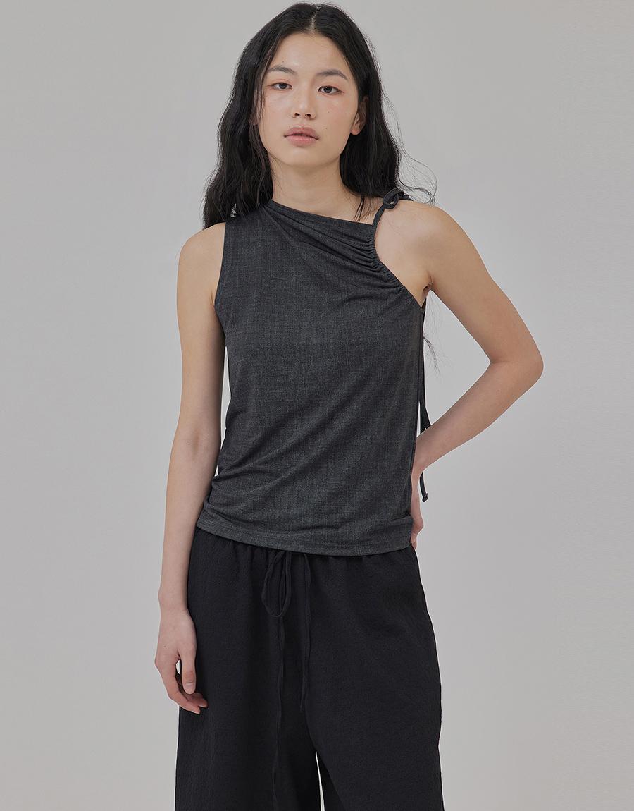 DENIM-LIKE ARMHOLE ADJUSTABLE TOP