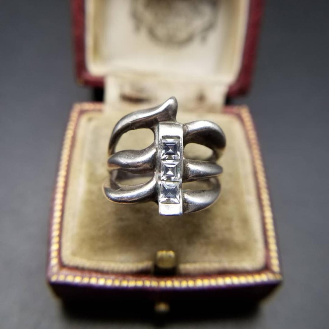 Vintage Ribcage 925silver Ring | 후루츠패밀리