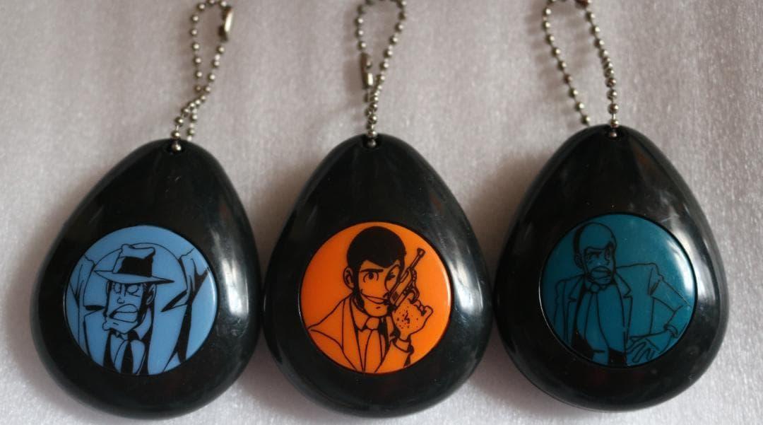 d➖ルパン三世➖　B. ルパン　&　銭形警部　３種類　サウンドキーホルダー