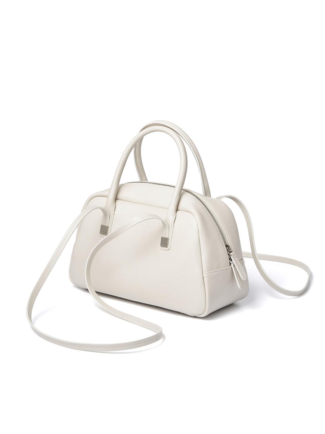 LONG STRAP BOWLER BAG_IVORY