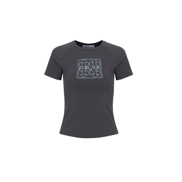 GRAPHIC T-SHIRT CHARCOAL