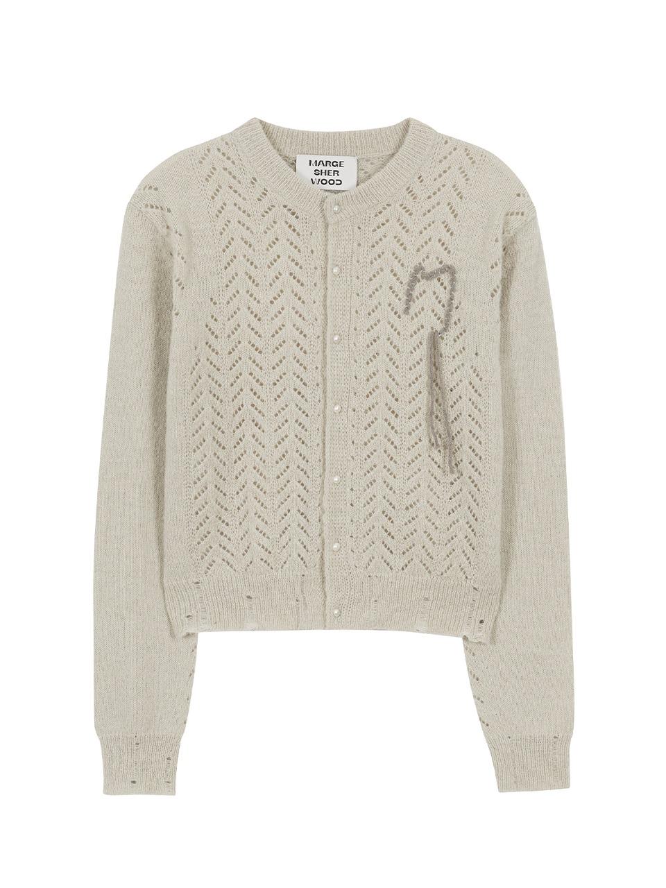 SCASI KNIT CARDIGAN_light beige
