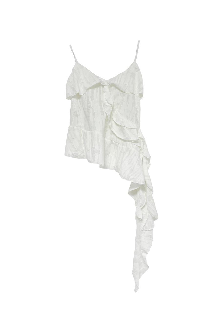 팁씨 tail ruffle sleeveless (2color)
