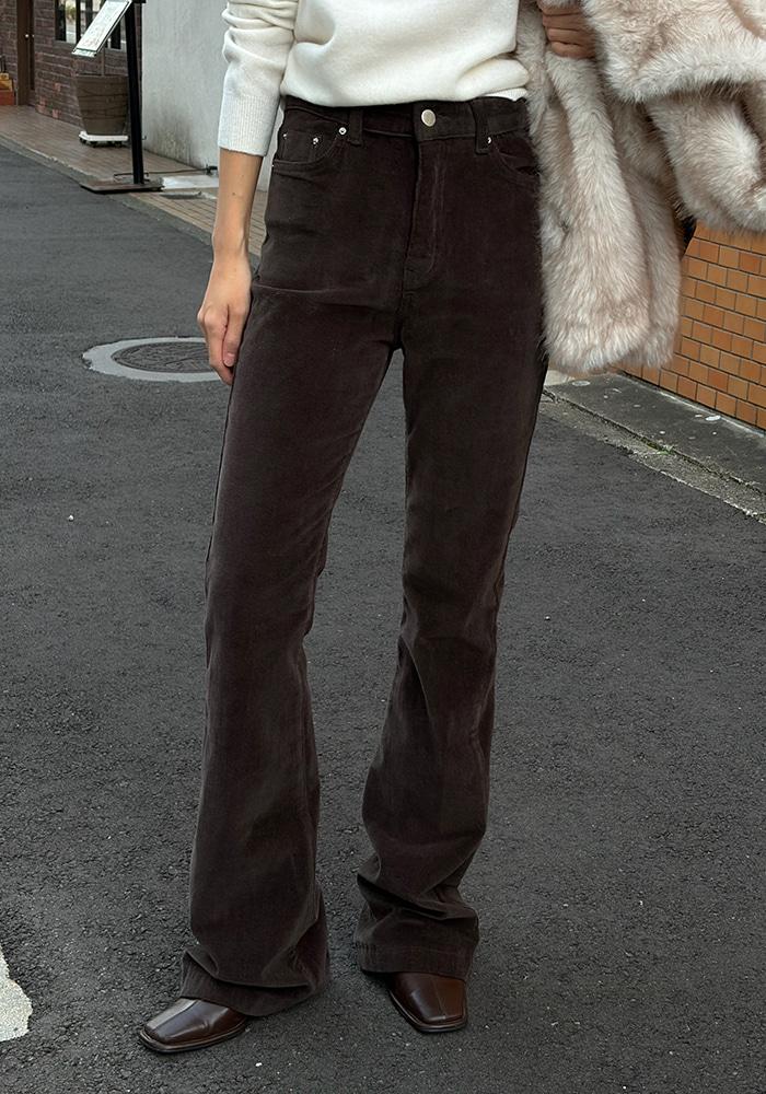 26 SLIM 벨벳 코듀로이 부츠컷팬츠