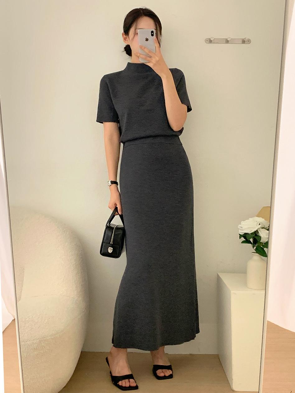 모나코 반목 니트 세트